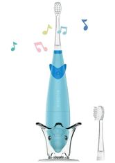 AILORIA Schallzahnbürste BUBBLE BRUSH, Aufsteckbürsten: 2 St., Elektrische Kinderschallzahnbürste blau