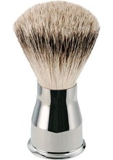 Becker Manicure Shaving Shop Rasierpinsel Rasierpinsel Silberspitz, Metallgriff glänzend 1 Stk.