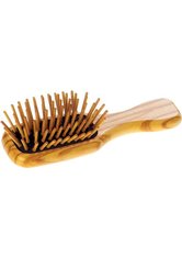 Keller Olivenholz Mini Pneumatik- Bürste Haarbürste