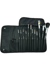 Fantasia Pinsel-Set "Professional" 12- teilig + 3 Ersatz-Applicatoren in Tasche Friseurzubehör