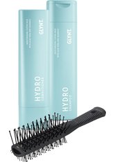 Set - Glynt Hydro Shampoo + Hydro Conditioner + Turbo Bürste Haarpflegeset