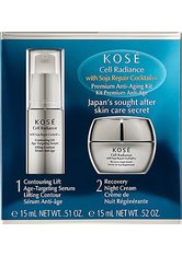 Kosé Cell Radiance Soja Repair Cocktail Premium Anti-Aging Kit 2 x 15 ml Gesichtspflegeset