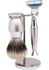 Erbe Shaving Shop Rasierset dreiteilig, Edelstahl/matt, Gillette Mach 3
