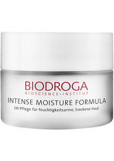 Biodroga Gesichtspflege Intense Moisture Formula 24h Pflege für feuchtigkeitsarme, trockene Haut 50 ml