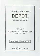Depot No. 403 Pre-Shave and Softening Beard Oil 5 ml / Fresh Black Pepper