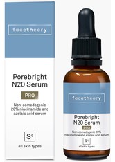 Porebright N20 Pro Serum mit 20 % Niacinamid und Hyaluronsäure